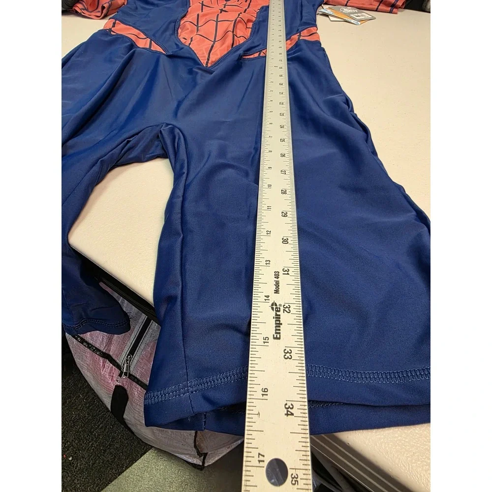Disney Spider-Man Adaptive Swimsuit Kids XL Red Blue One Piece UPF 50+